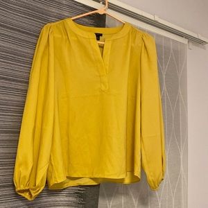Yellow Ann Taylor blouse